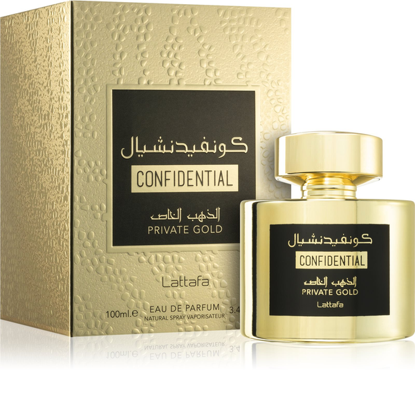 Confidential Private Gold - Lattafa - Eau De Parfum Mixte 100ml image 1